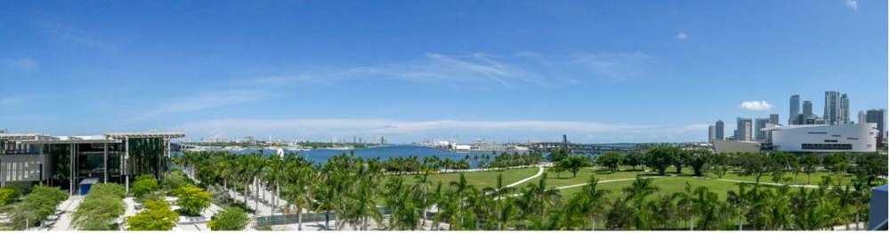 Downtown Miami skyline over Biscayne Bay